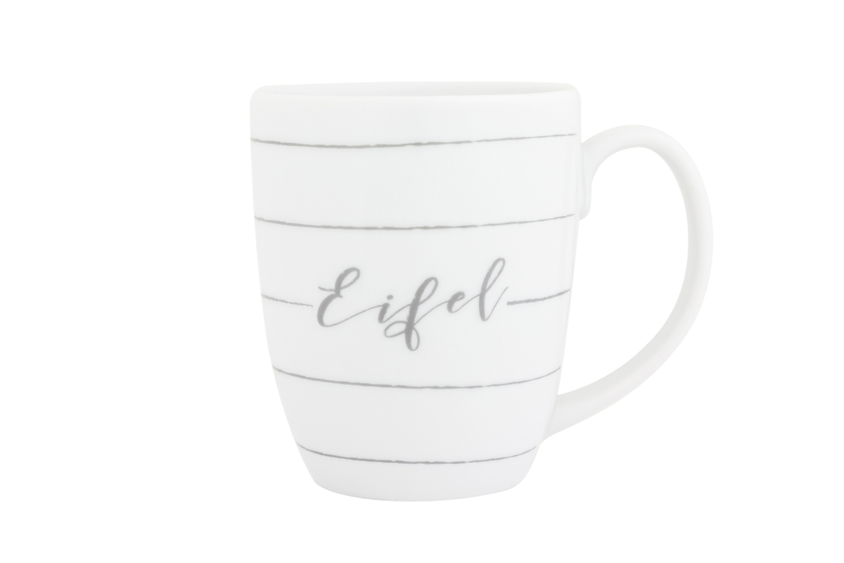 EIFEL Tasse EMIL anthrazit-weiß