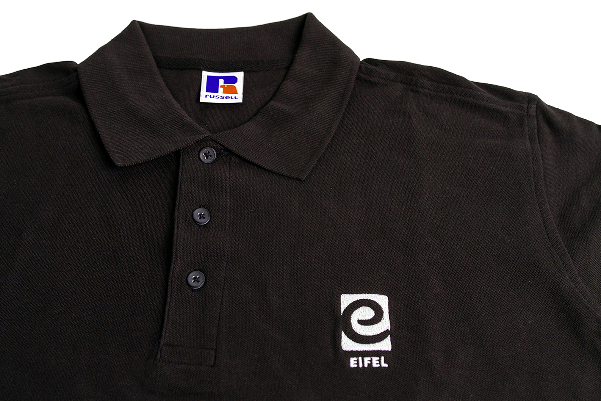 EIFEL-010003 Herren Polo-Shirt, schwarz