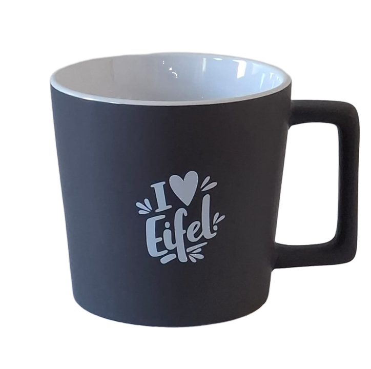 Tasse Keramik grau Eifel