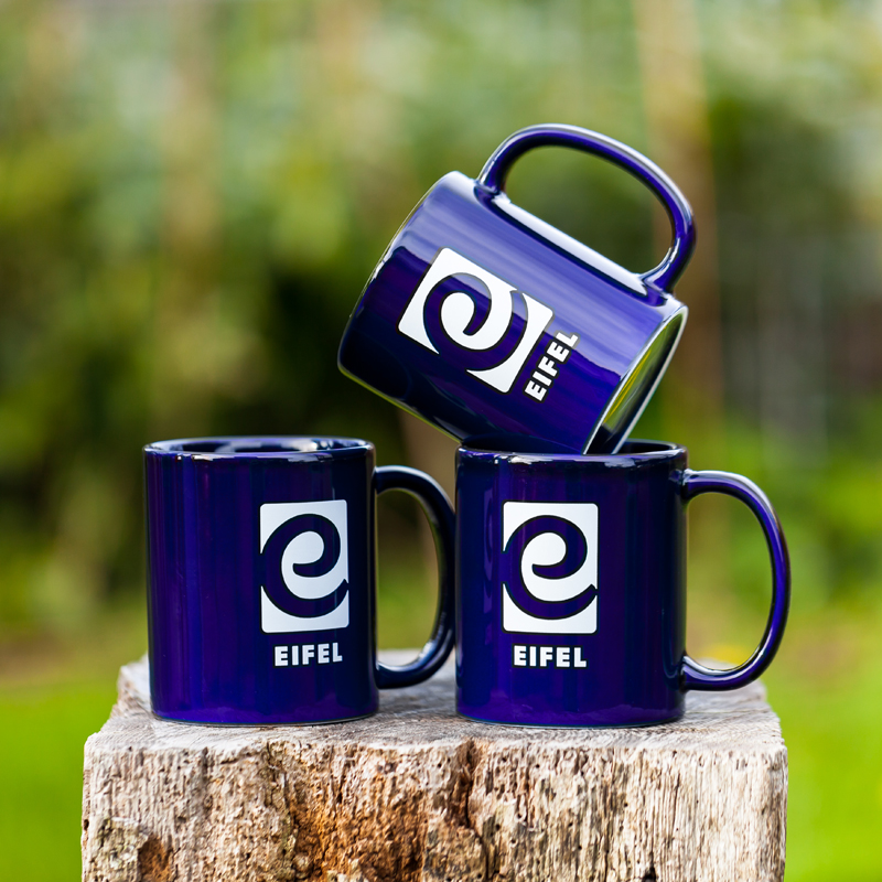 Kaffeepott EIFEL Logo Marke Eifel