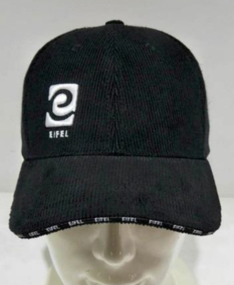 Basecap cord schwarz