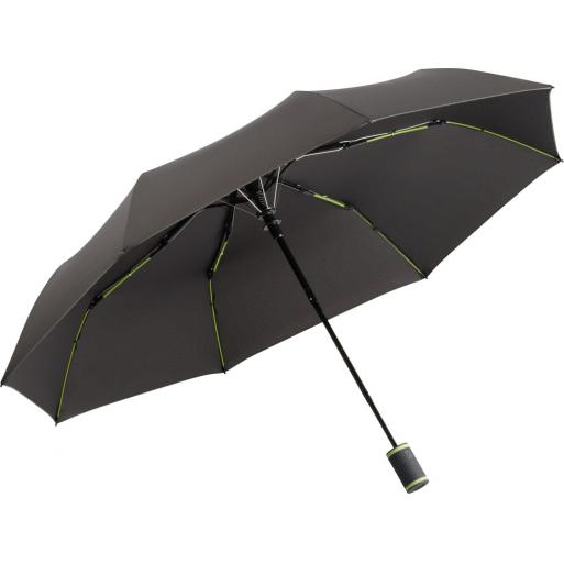 Mini Taschenschirm, schwarz-limette Mini Taschenschirm, schwarz-limette
