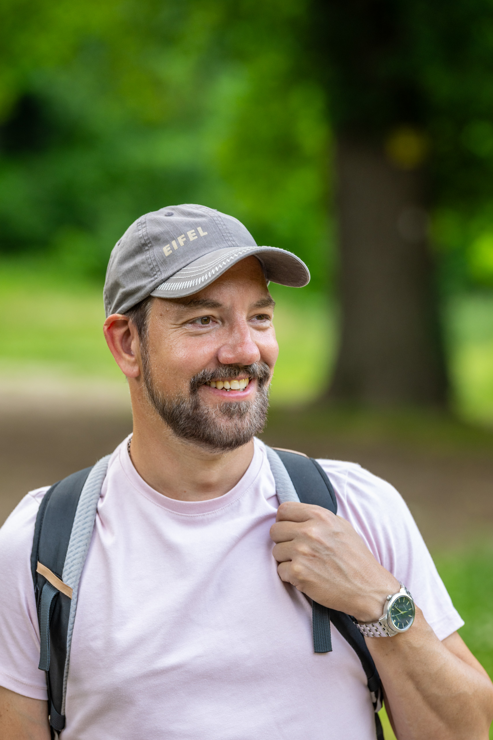 Basecap used look taupe