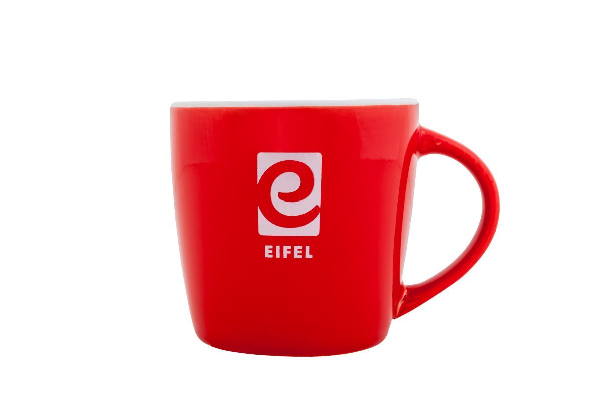 EIFEL Tasse rot-weiss